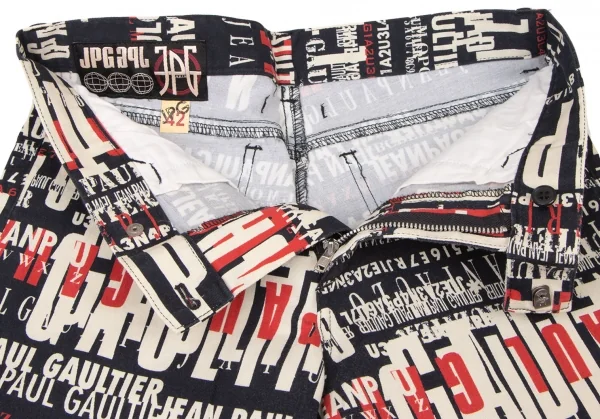 Jean-Paul GAULTIER Typography Printed Pants K-137682_004