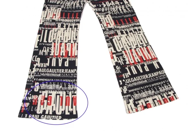 Jean-Paul GAULTIER Typography Printed Pants K-137682_006