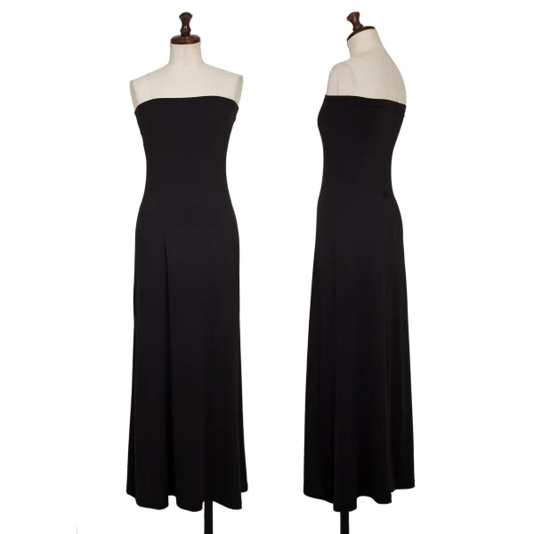 Jean Paul GAULTIER FEMME Stretch Tube Top Dress Black 40 K-137703_001