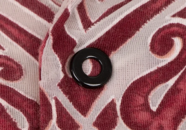 Jean-Paul GAULTIER SOLEIL Tribal Opal Stretch Open Collar Shirt K-137735_009