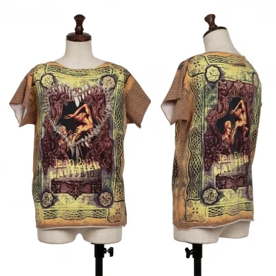 Jean-Paul GAULTIER MAILLE Heart Cutting Print T Shirt