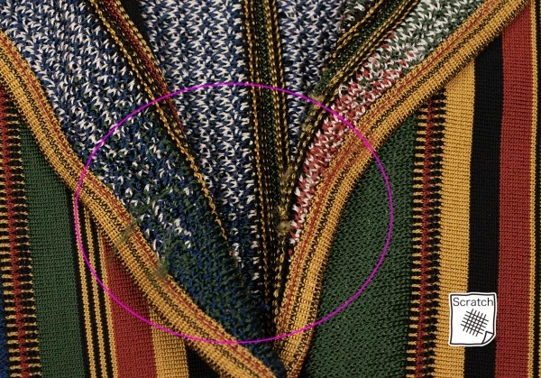 Jean-Paul GAULTIER MAILLE FEMME Jacquard Stripe Knit Jacket K-137760_004