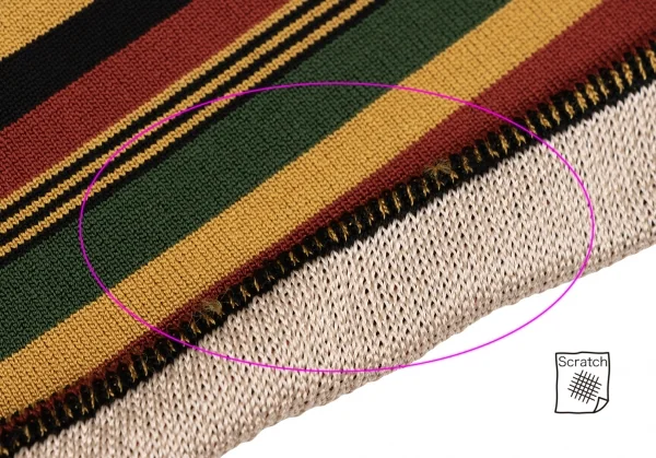 Jean-Paul GAULTIER MAILLE FEMME Jacquard Stripe Knit Jacket K-137760_008