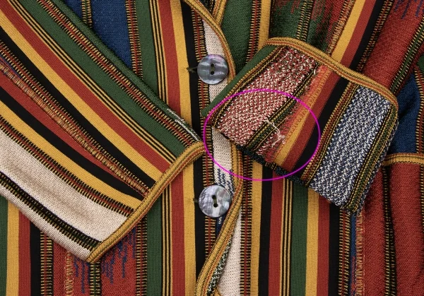 Jean-Paul GAULTIER MAILLE FEMME Jacquard Stripe Knit Jacket K-137760_009