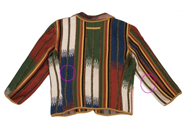 Jean-Paul GAULTIER MAILLE FEMME Jacquard Stripe Knit Jacket K-137760_016