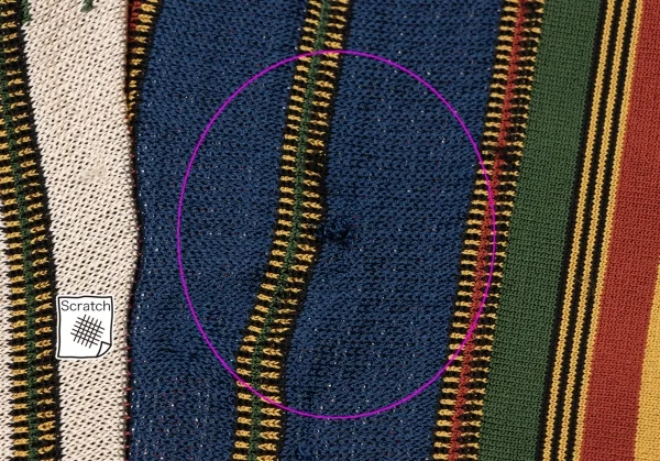 Jean-Paul GAULTIER MAILLE FEMME Jacquard Stripe Knit Jacket K-137760_017