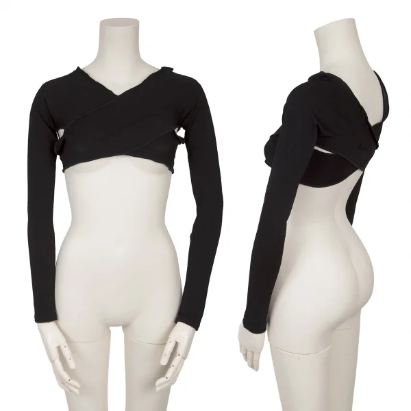 Jean-Paul GAULTIER FEMME Cross Body Sleeves Black 40 K-137773_001