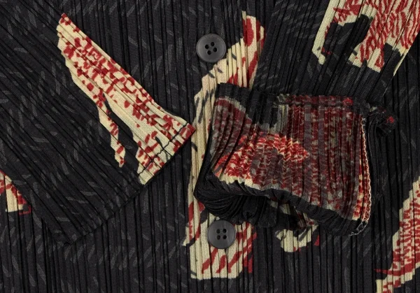 PLEATS PLEASE Elephant Printed Pleats Shirt & Skirt K-137812_008