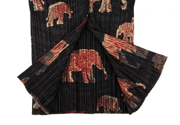 PLEATS PLEASE Elephant Printed Pleats Shirt & Skirt K-137812_009