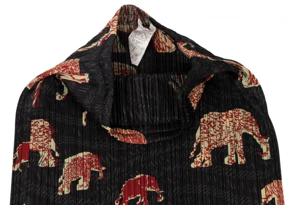 PLEATS PLEASE Elephant Printed Pleats Shirt & Skirt K-137812_016