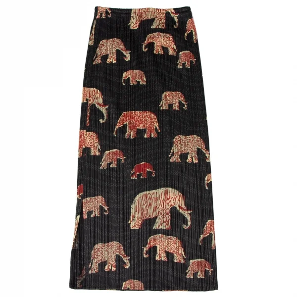 PLEATS PLEASE Elephant Printed Pleats Shirt & Skirt K-137812_019