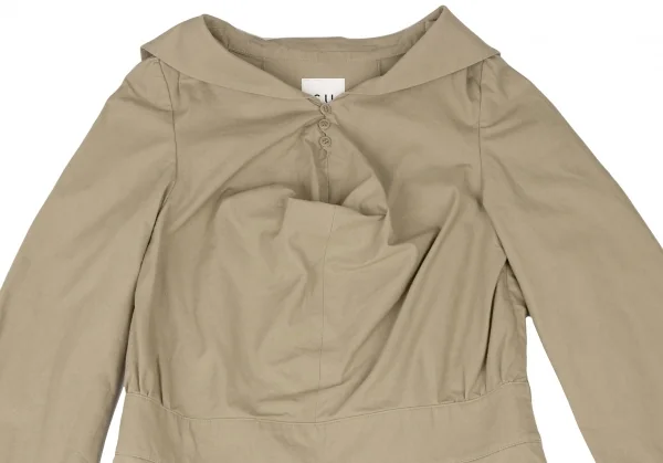 sunao kuwahara Sailor Collar Henley Neck Dress K-137890_003