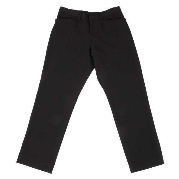 Y's Wool Gaba Tapered Pants Black 2 K-137897_001
