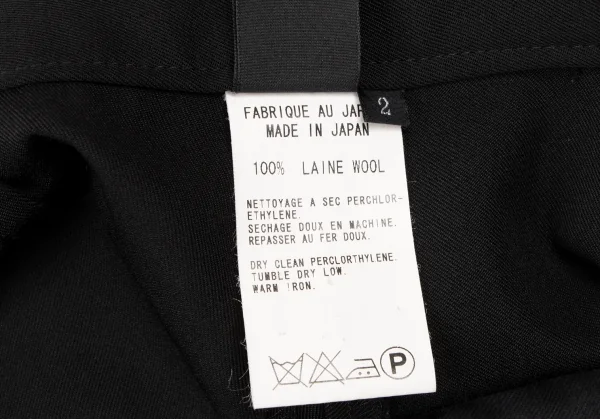Y's Wool Gaba Tapered Pants K-137897_010