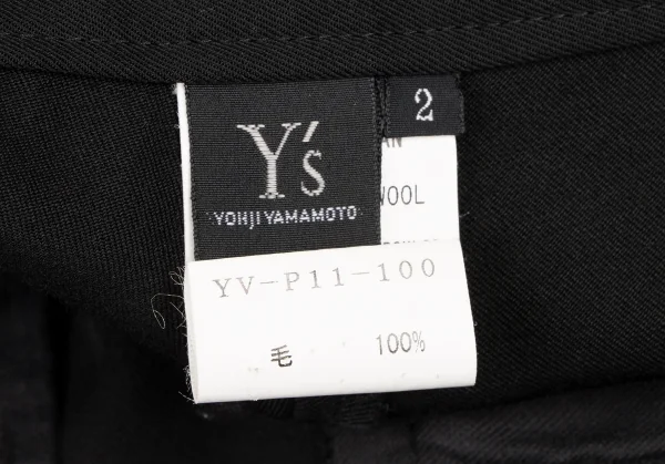 Y's Wool Gaba Tapered Pants K-137897_011