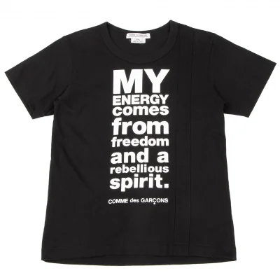 COMME des GARCONS Message Printed T-shirt
