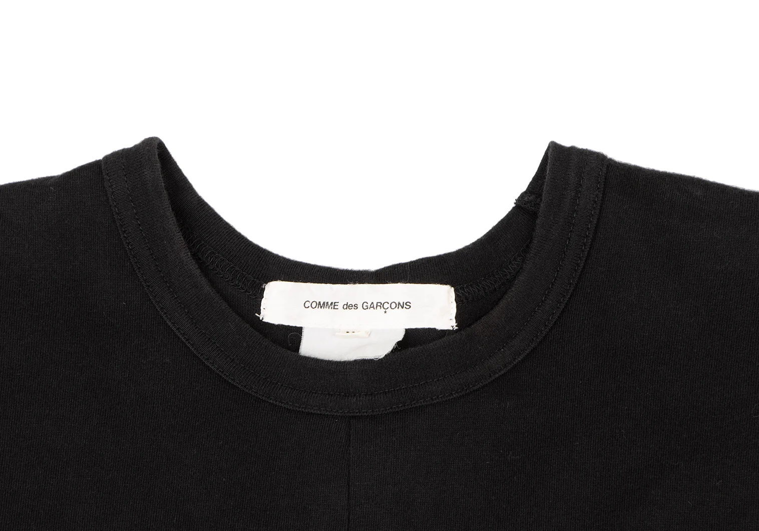 コムデギャルソンCOMME des GARCONS ヘムアシンメトリーTシャツ