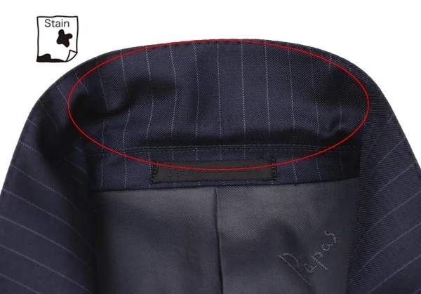 Papas GUABELLO SUPER130'S Wool Striped Jacket & Pants K-137923_004