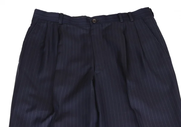 Papas GUABELLO SUPER130'S Wool Striped Jacket & Pants K-137923_011