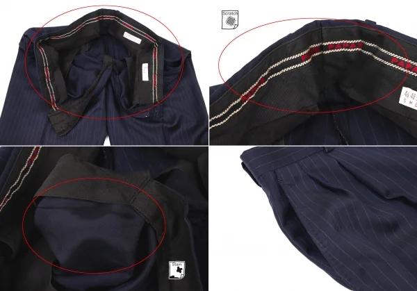 Papas GUABELLO SUPER130'S Wool Striped Jacket & Pants K-137923_013