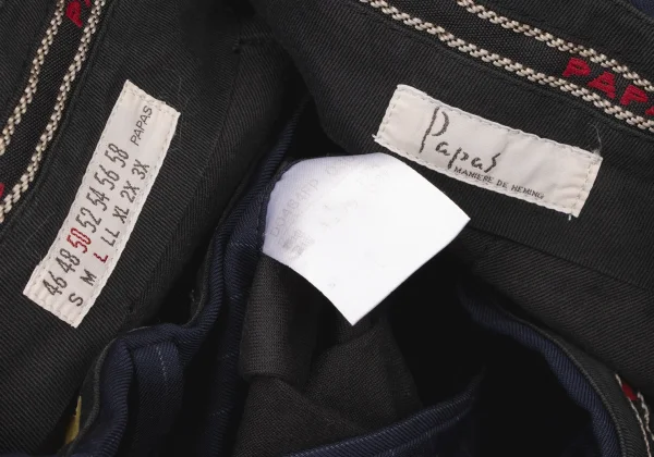 Papas GUABELLO SUPER130'S Wool Striped Jacket & Pants K-137923_020