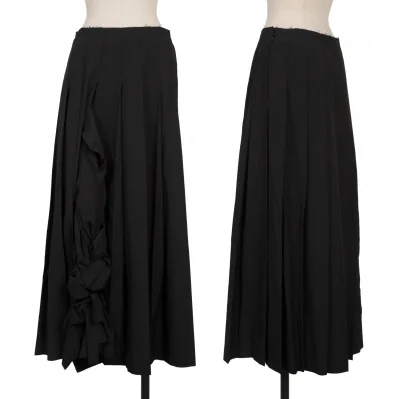 COMME des GARCONS Braids Wool Pleats Skirt