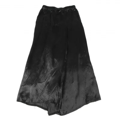 コムデギャルソンCOMME des GARCONS キュプラ裁ち切りワイド