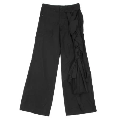 COMME des GARCONS Braid Decoration Wool Pants