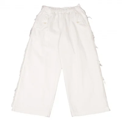 robe de chambre COMME des GARCONS Cotton Herringbone Cut-off Pants