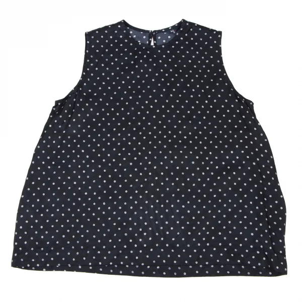 45R Cupra Cotton Dot Printed Sleeveless Blouse & Pants K-137958_003