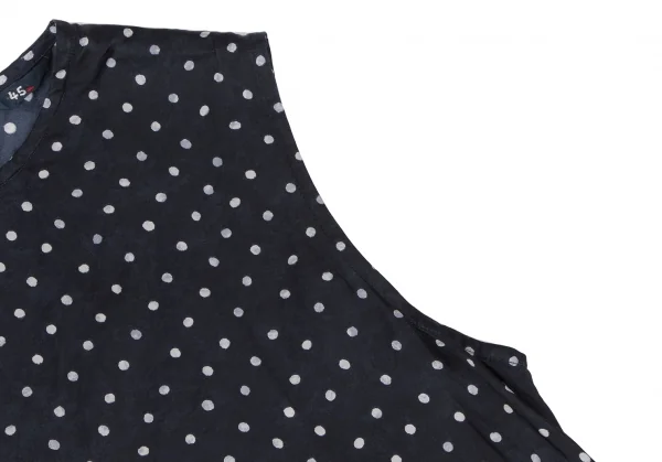 45R Cupra Cotton Dot Printed Sleeveless Blouse & Pants K-137958_005