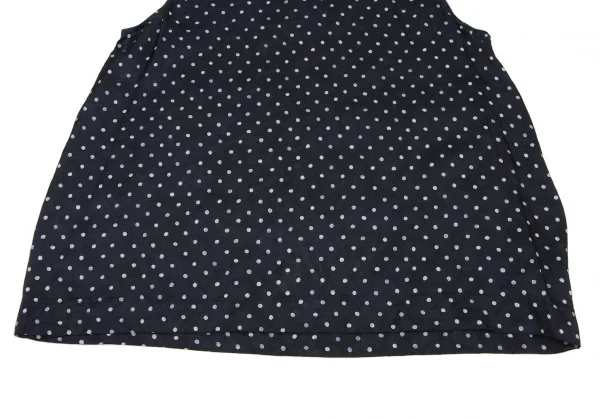 45R Cupra Cotton Dot Printed Sleeveless Blouse & Pants K-137958_006