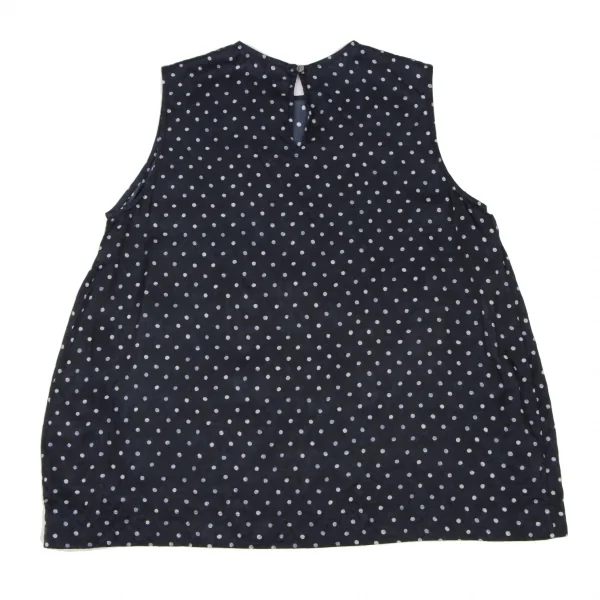 45R Cupra Cotton Dot Printed Sleeveless Blouse & Pants K-137958_008