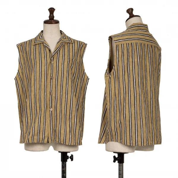 45R Cotton Stripe Sleeveless Blouse & Skirt K-137961_002