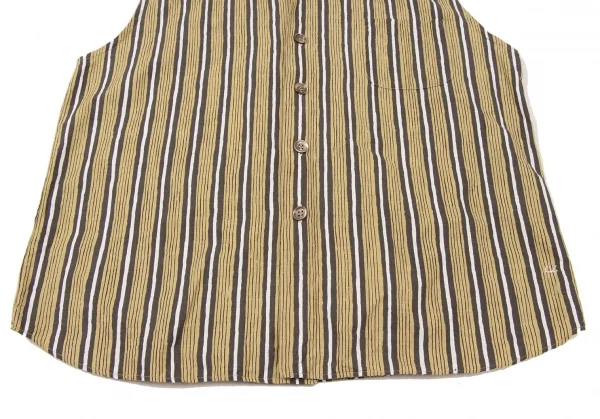 45R Cotton Stripe Sleeveless Blouse & Skirt K-137961_008