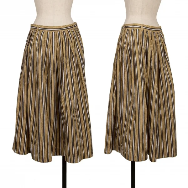 45R Cotton Stripe Sleeveless Blouse & Skirt K-137961_012