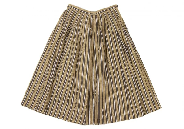 45R Cotton Stripe Sleeveless Blouse & Skirt K-137961_013