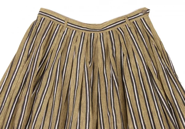 45R Cotton Stripe Sleeveless Blouse & Skirt K-137961_014