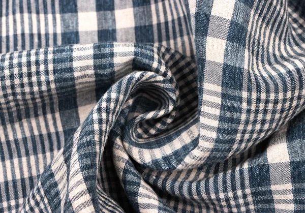 45R Linen Check Wide Blouse K-137978_009