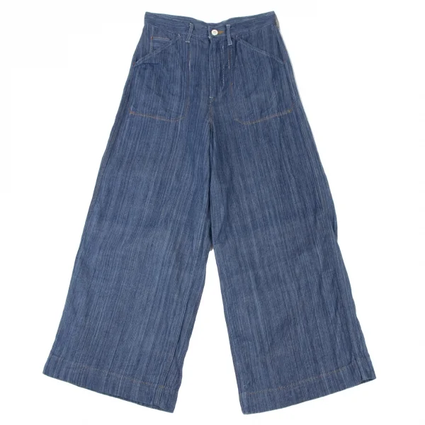 45rpm 45R Striped Weave Wide Jeans Blue 1 K-137991_001