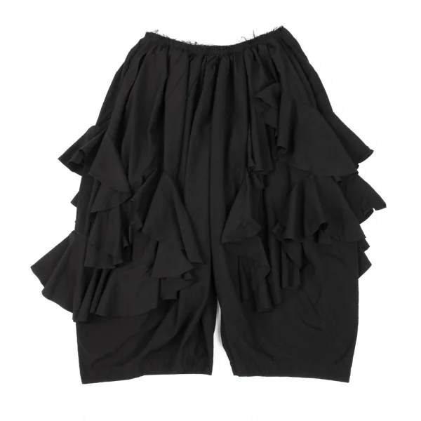 COMME des GARCONS Frill Cropped Pants Black S K-138001_001