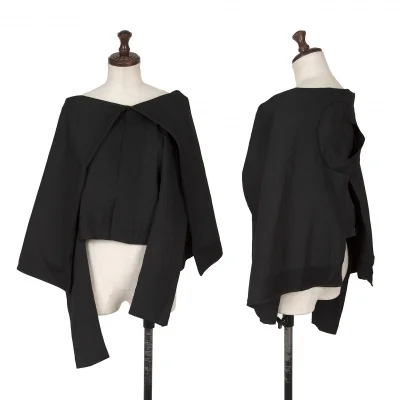 COMME des GARCONS Cutting Hook Front Design Bolero Jacket
