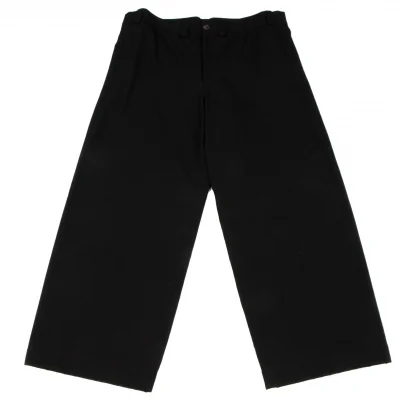 Y's Wool gabardine Wide Pants