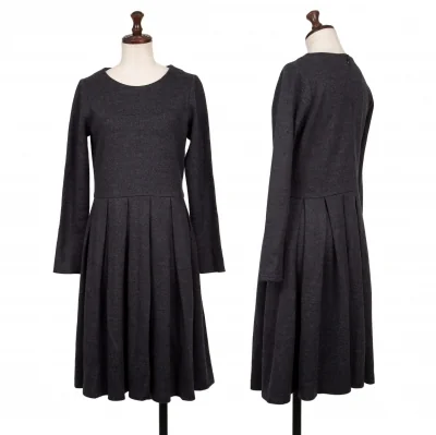 EFFE BEAMS Pleated Switching Dress