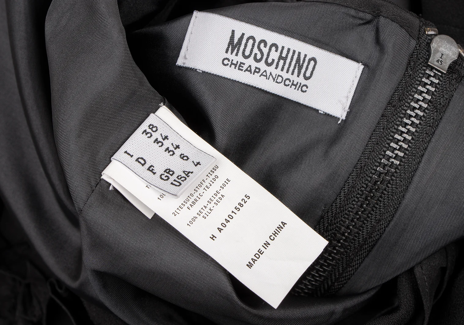 モスキーノ チープアンドシックMOSCHINO cheap&chic ギャザー