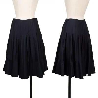 Ralph Lauren Pleats Hem Switching Skirt