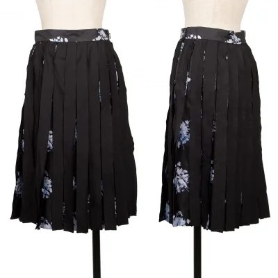Paul Smith Floral Print Pleated Skirt