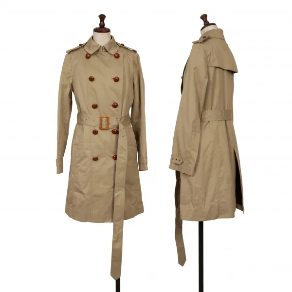 Paul Smith BLACK LABEL Floral Printed Liner Trench Coat Beige 40 K-138073_001