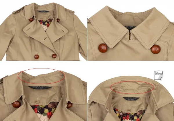 Paul Smith BLACK LABEL Floral Printed Liner Trench Coat K-138073_003