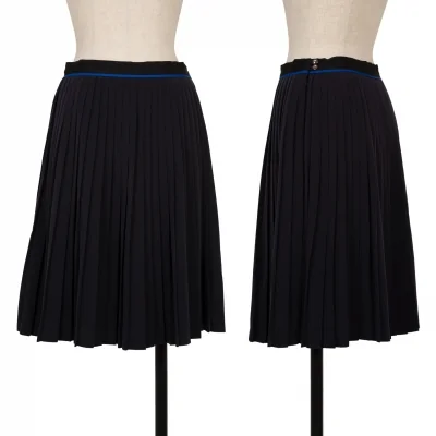 Paul Smith BLACK Poly Pleats Skirt
